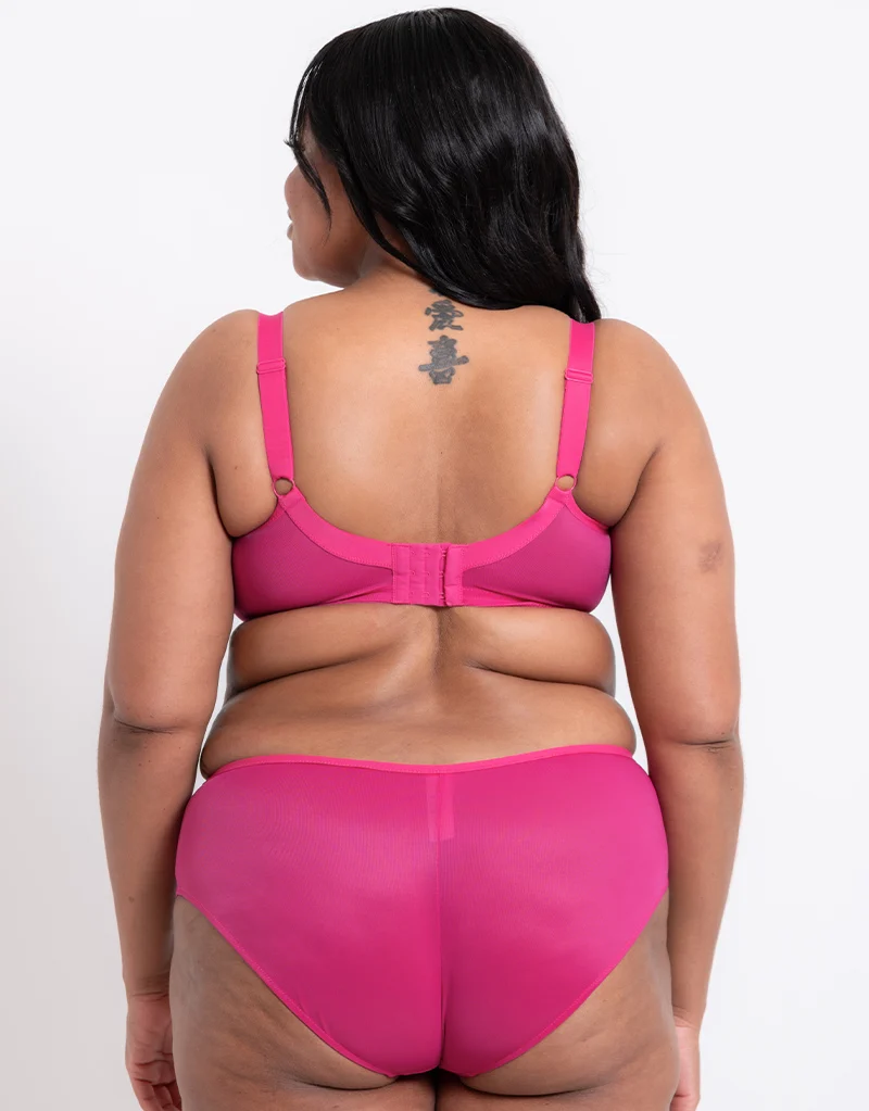 Adella Kin Full Brief Hot Pink