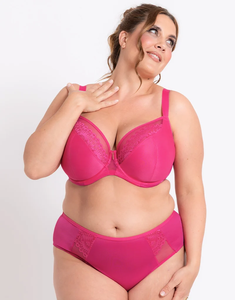 Adella Kin Full Brief Hot Pink