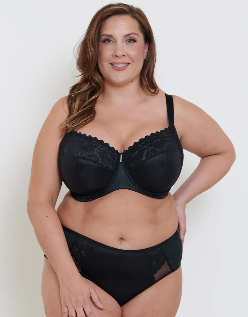 Adella Athena Full Cup Side Support Bra Black