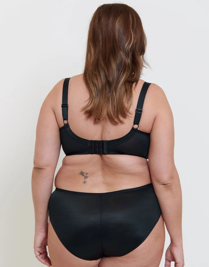 Adella Athena Full Cup Side Support Bra Black