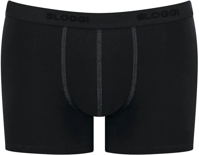 Sloggi MEN 24/7 Herren Slip Short 2er-Pack black