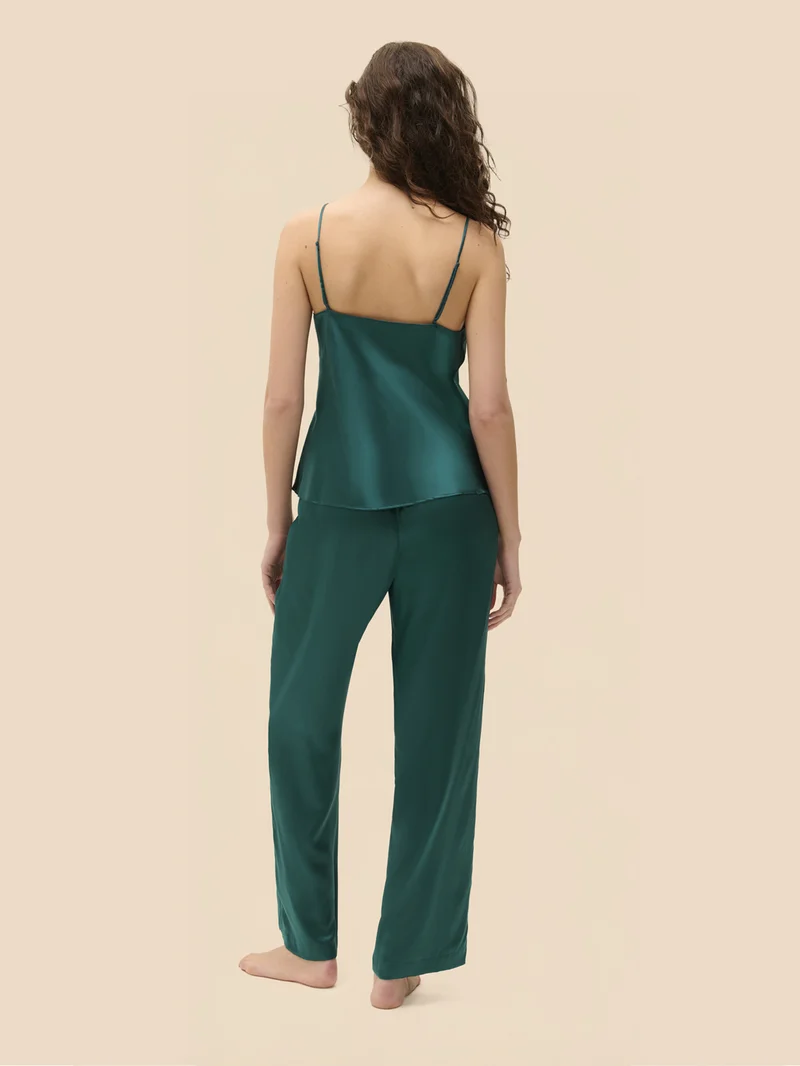 Simone Perele – Love Me Seidenhose Smaragdgrün