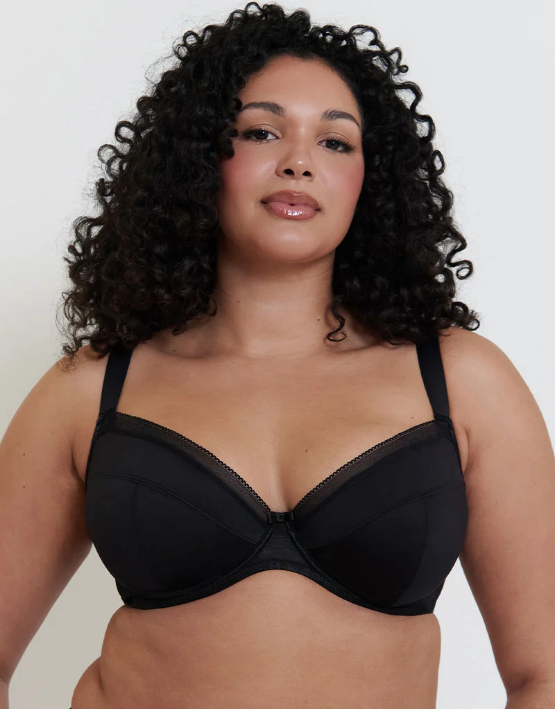Flirtelle Josie Plunge Bra Black