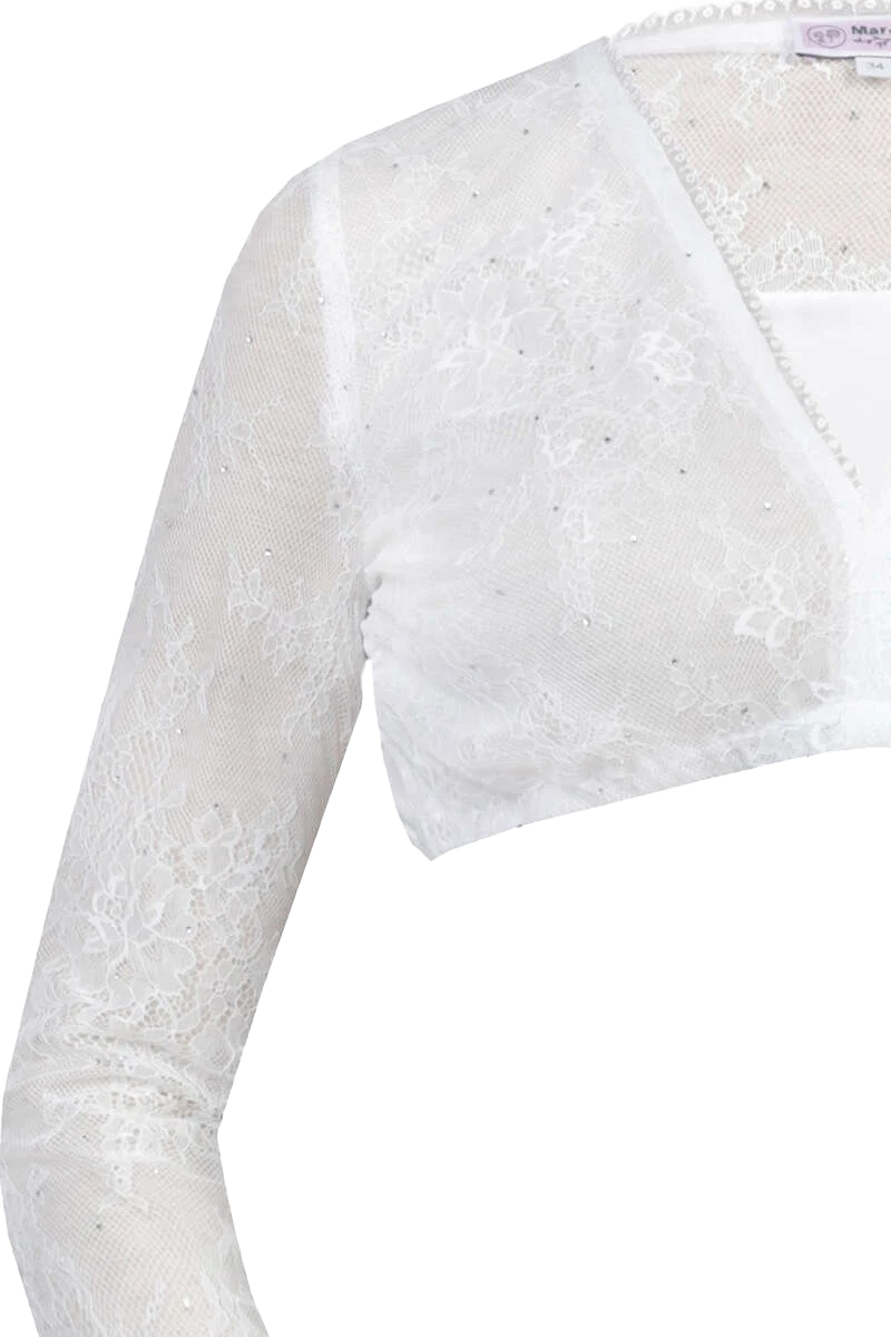 Spitzen-Dirndl-Bluse 3/4-Arm