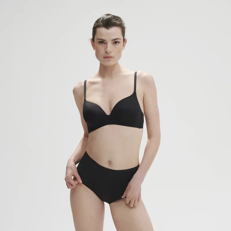 Simone Perele - Essentiel Gepolsterter Bralette-BH Schwarz