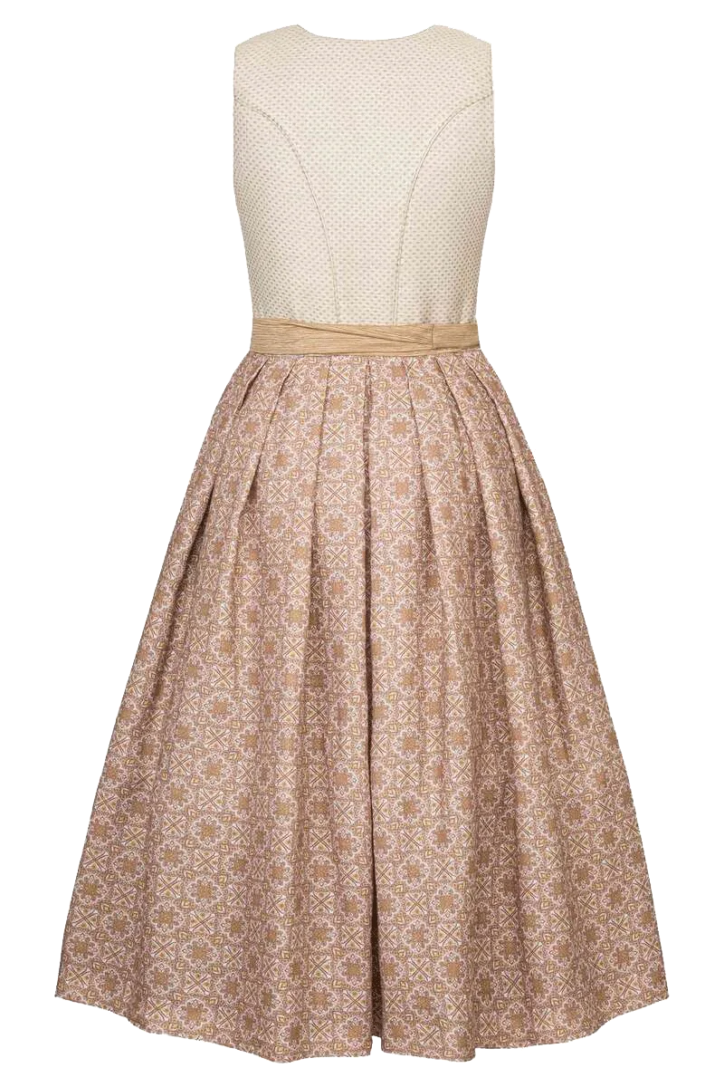 Dirndl lang gemusterter Rock
