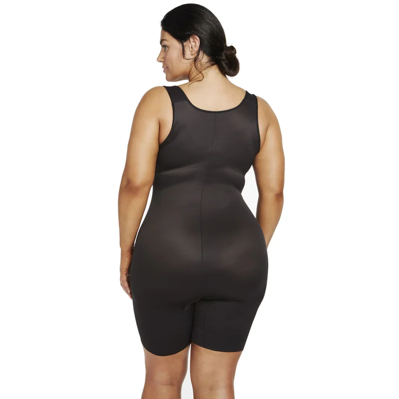 Naomi & Nicole Shapewear - Unglaublich bequemer Torsette-Oberschenkelformer in Schwarz