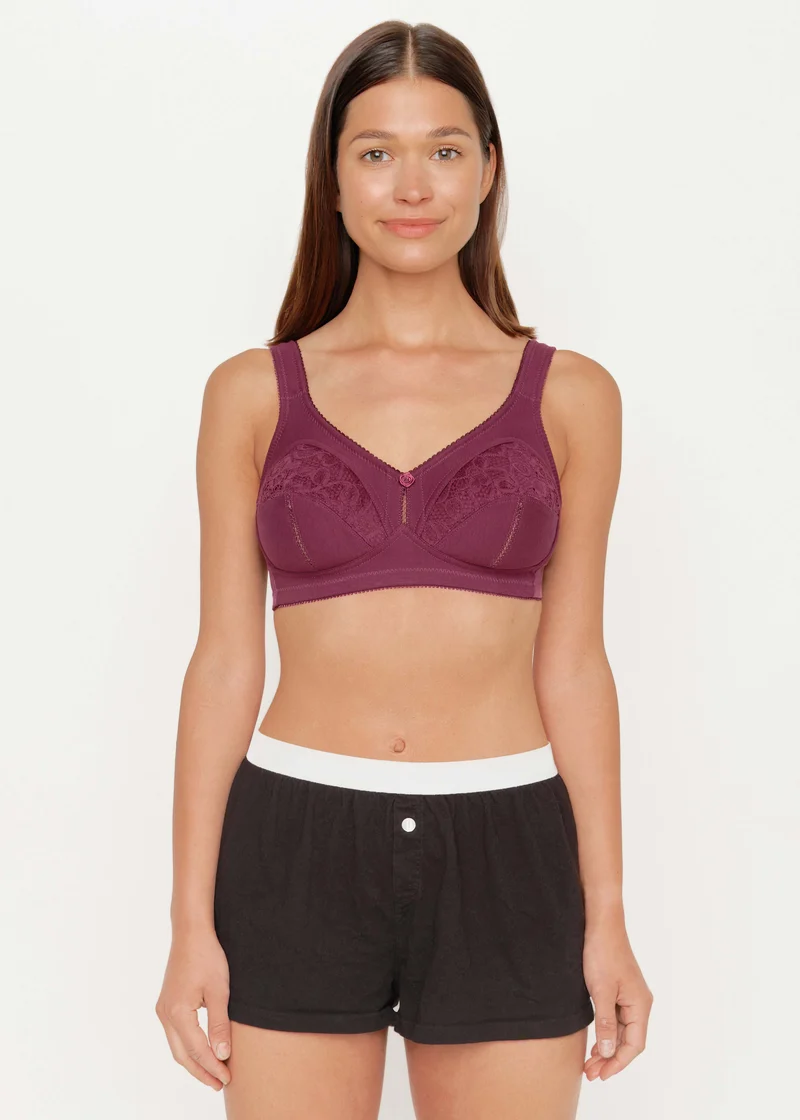 SUSA BH ohne Bügel 7395 aubergine