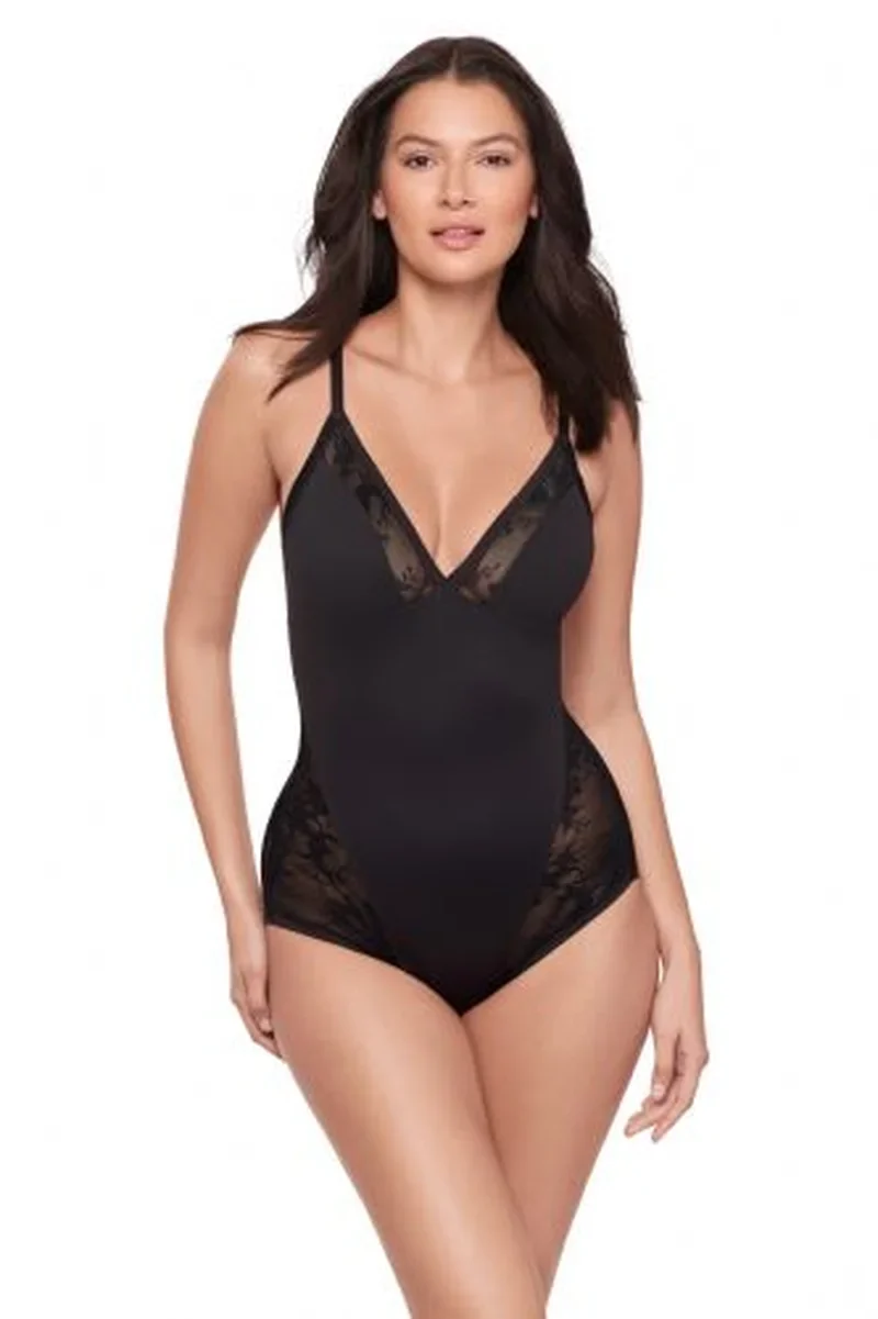 Miraclesuit Shapewear – Modern Romance Shaping Bodysuit Schwarz