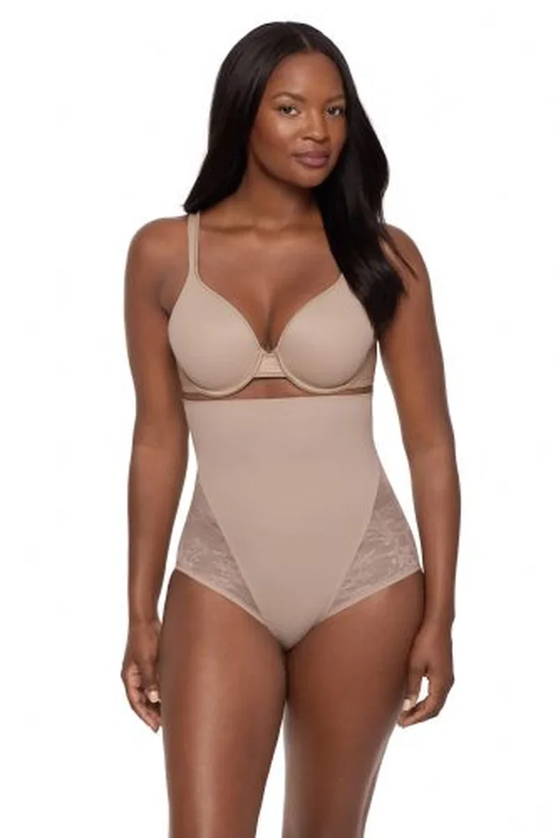 Miraclesuit Shapewear – Modern Romance Hi Waist Slip, Warm Beige