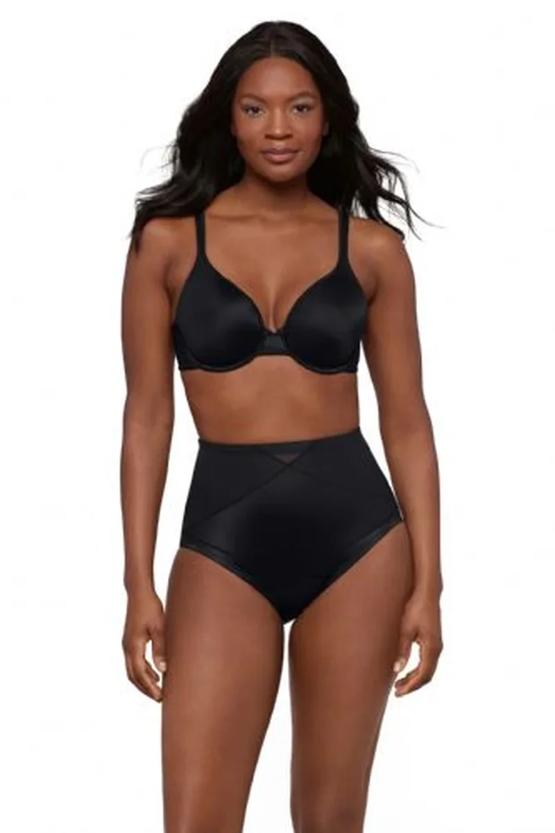 Miraclesuit Shapewear – Formender Slip mit Sofort-Bauchstraffung, Schwarz