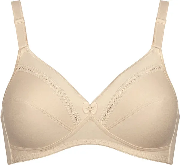 Triumph Cotton Classic Stretch BH ohne Bügel teint