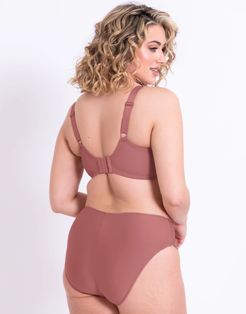 Flirtelle Emilie Full Cup Side Support Bra Rose