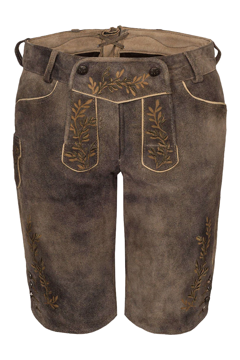 Damenlederhose mit Latz