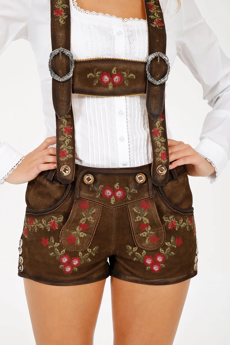 Damen Lederhose - ALEA % - Krüger Madl - Short - 036331-000-0709