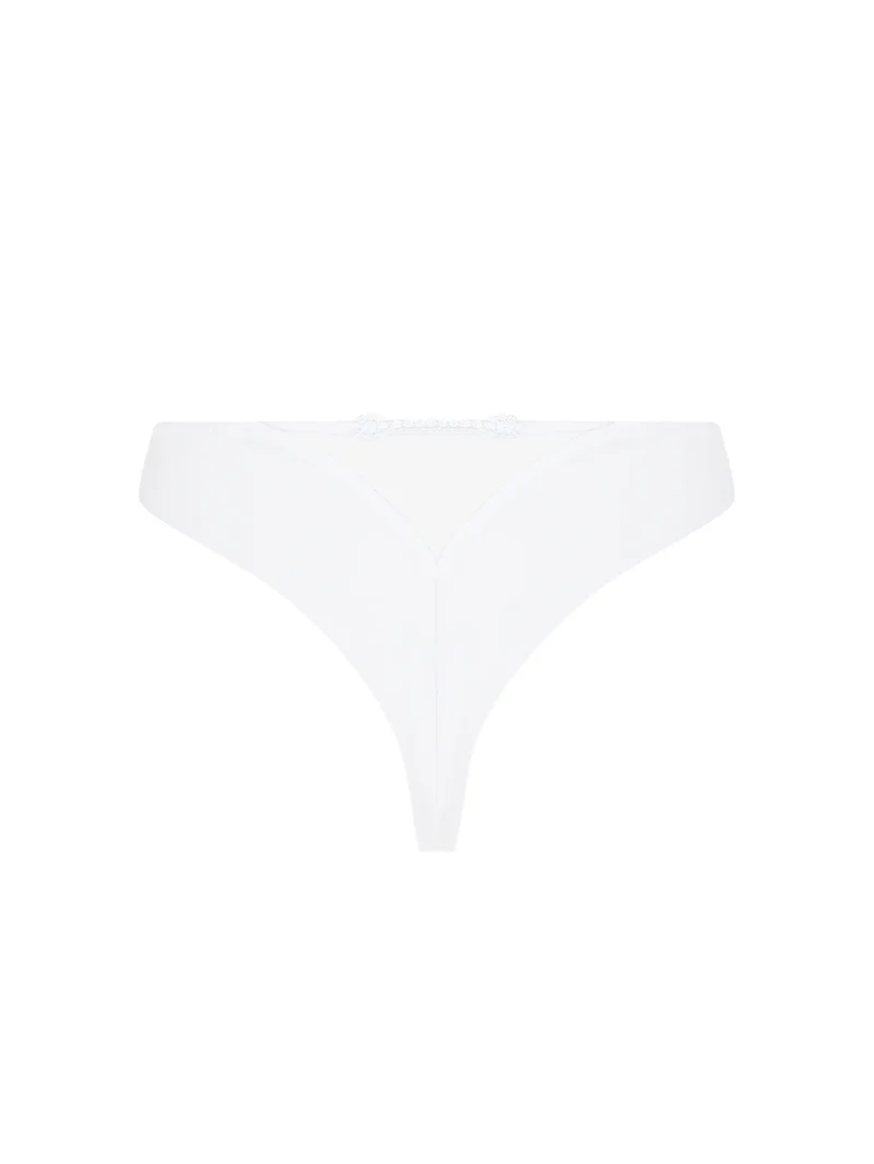 Lise Charmel - Eclat Couture Thong Blanc