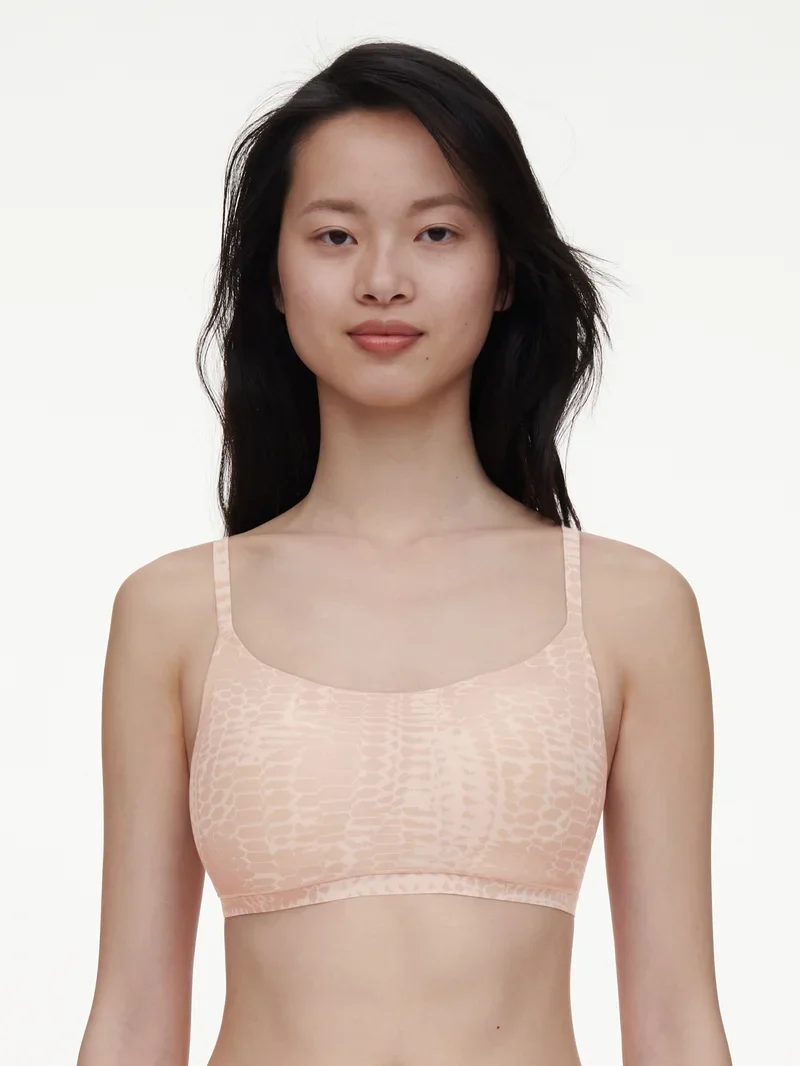 Chantelle – Gepolsterter Softstretch-Bralette mit leichtem Schlangenmuster