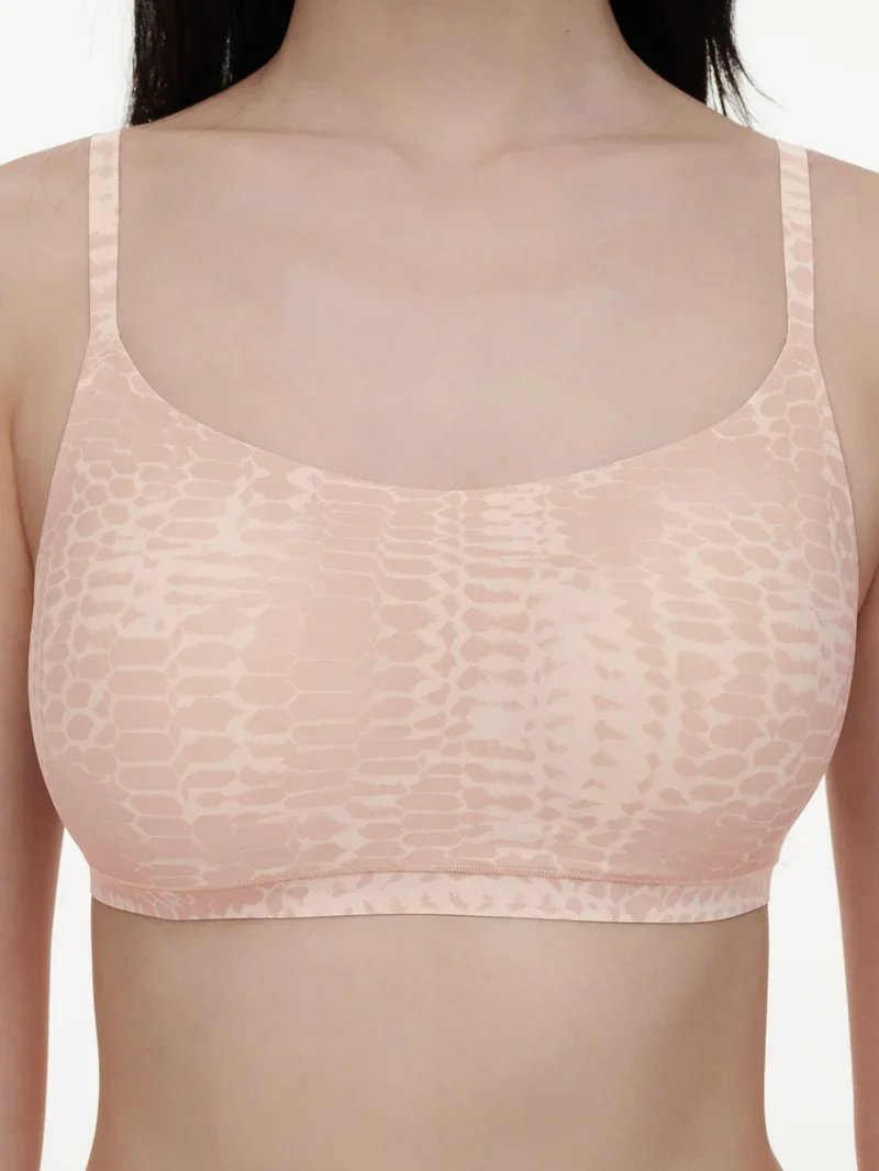 Chantelle – Gepolsterter Softstretch-Bralette mit leichtem Schlangenmuster