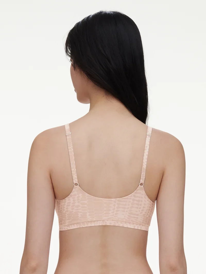 Chantelle – Gepolsterter Softstretch-Bralette mit leichtem Schlangenmuster