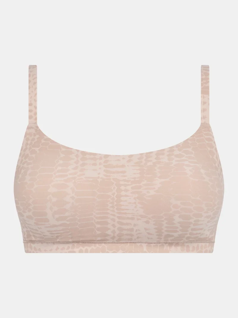 Chantelle – Gepolsterter Softstretch-Bralette mit leichtem Schlangenmuster
