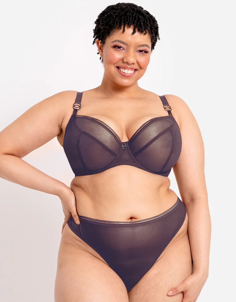 Curvy Kate Lifestyle Thong Plum Purple