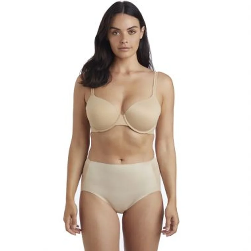 Naomi & Nicole Shapewear – 2er-Pack leichte Formslips, Warmbeige