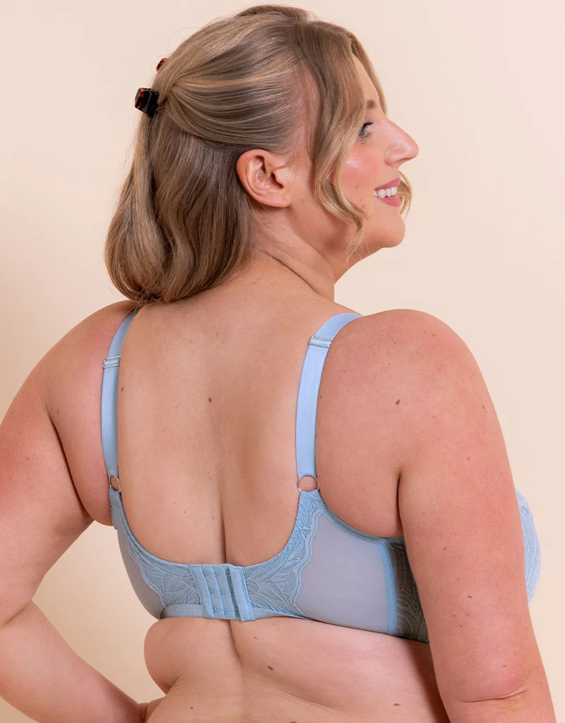 Curvy Kate Lace Daze Balcony Bra Powder Blue