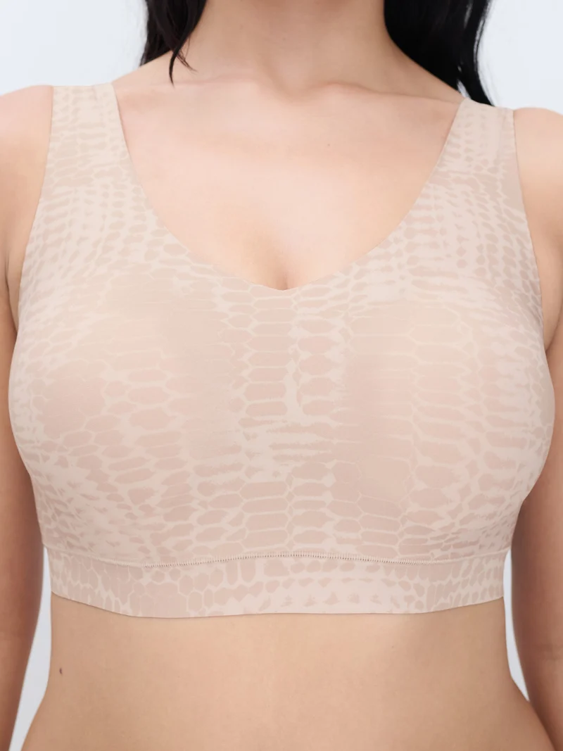Chantelle - Softstretch-Wattiertes Top mit leichtem Schlangenmuster