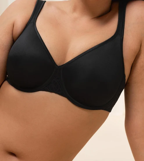 Triumph Comfort Minimizer Damen Miederwaren BH kurz Mittelträger mit Bügel black