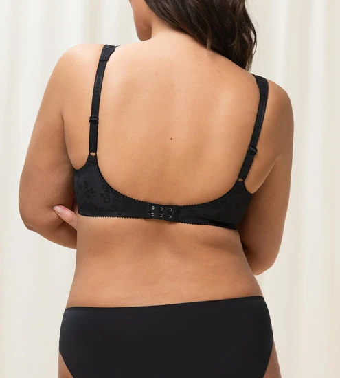 Triumph Stellina Damen Miederwaren BH kurz Mittelträger mit Bügel schwarz