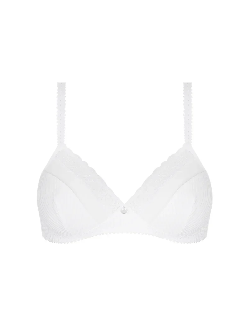 Antigel von Lise Charmel – Kabelloser Triangel-BH „Boyish Seduction“ Weiß