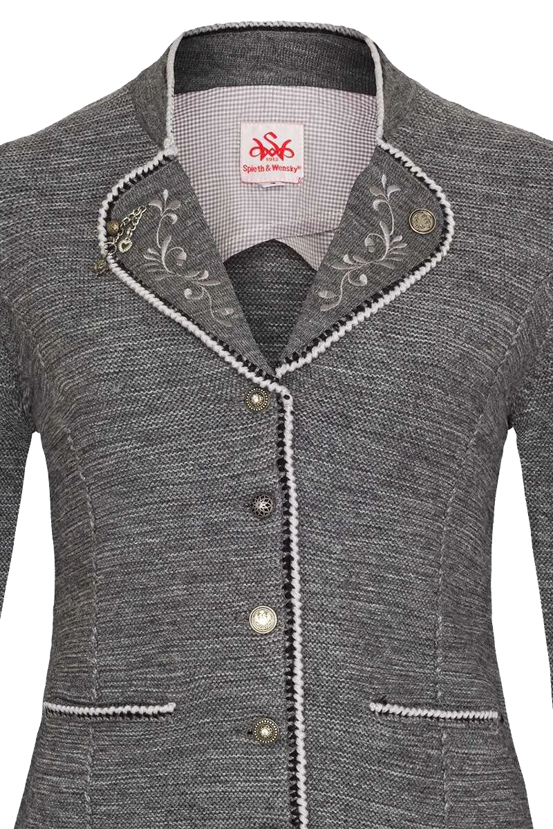Damen Trachten-Strick-Blazer