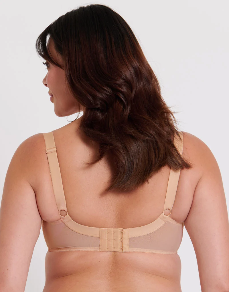 Flirtelle Emma Padded Balcony Bra Latte