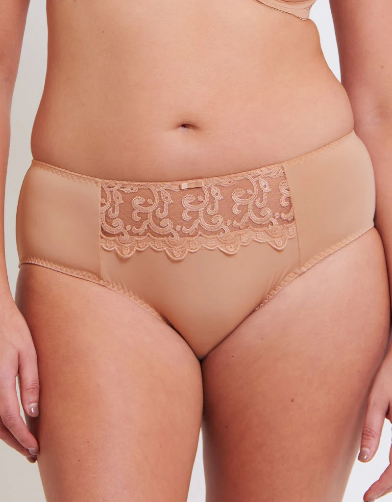 Flirtelle Swirl Brief Soft Beige
