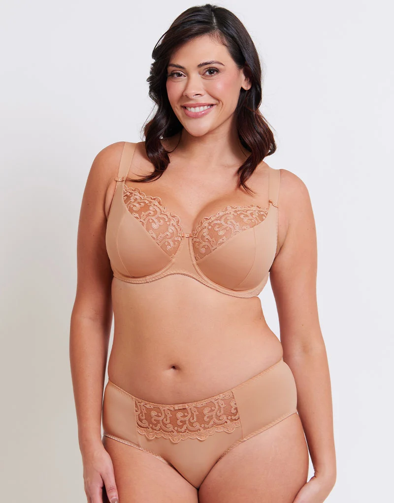 Flirtelle Swirl Brief Soft Beige