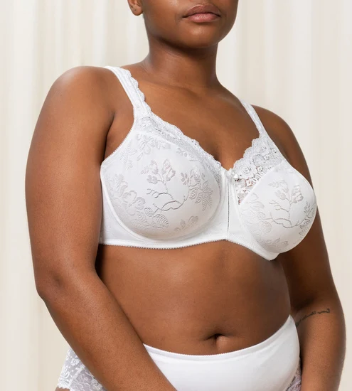 Triumph Stellina Damen Miederwaren BH kurz Mittelträger mit Bügel weiß