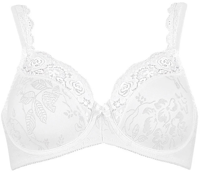 Triumph Stellina Damen Miederwaren BH kurz Mittelträger mit Bügel weiß