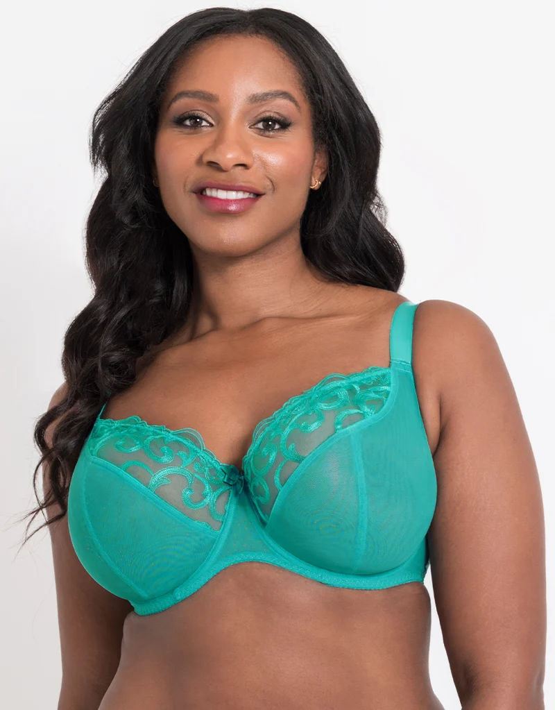Flirtelle Alice Balcony Bra Blue Lagoon
