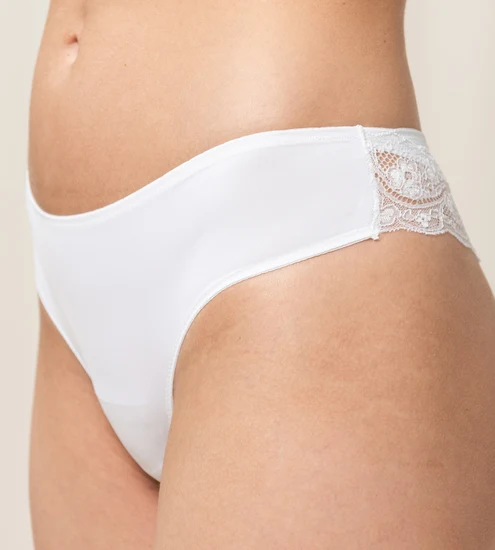Triumph Lovely Micro Braz Str WHITE
