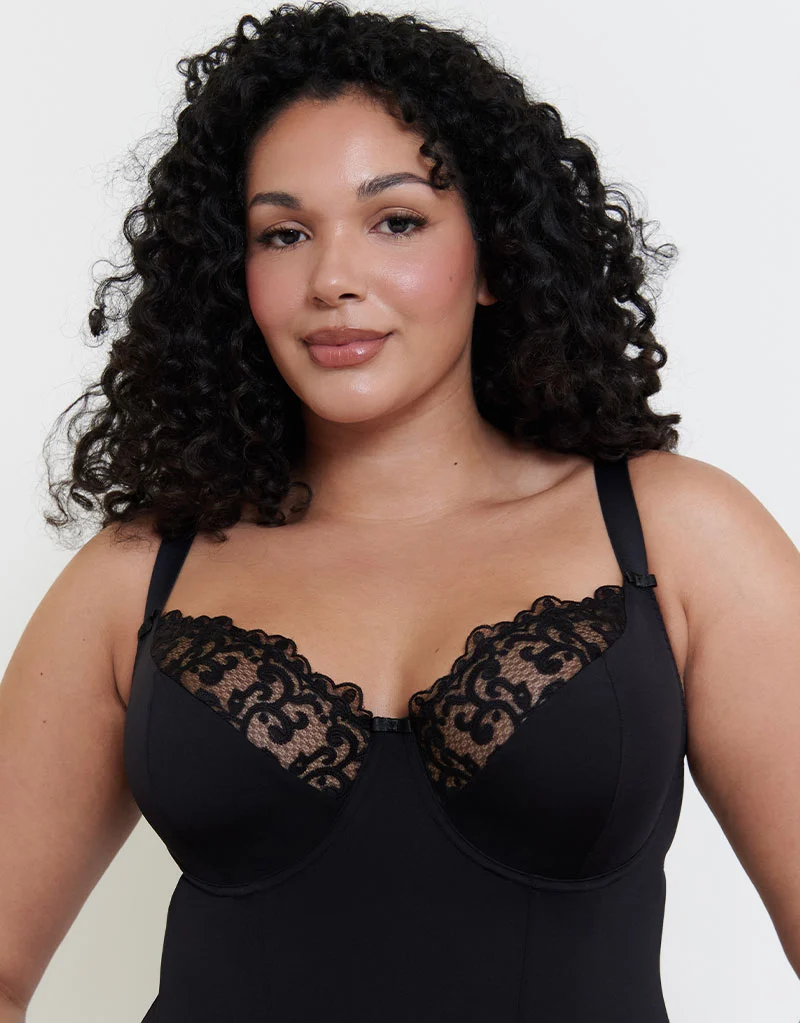 Flirtelle Swirl Balcony Body Black