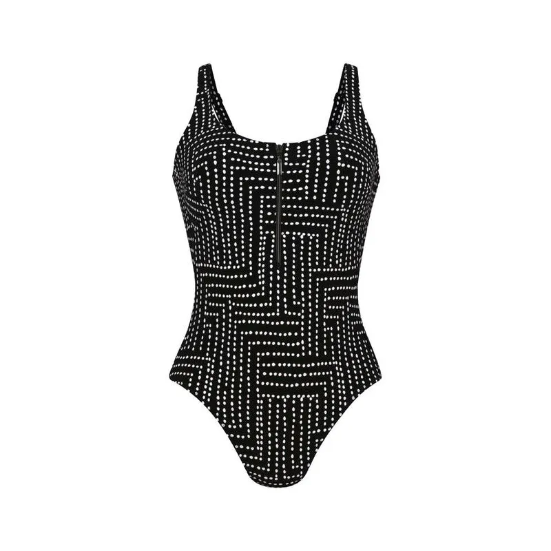 Rosa Faia Swimwear - Elouise Badeanzug Schwarz