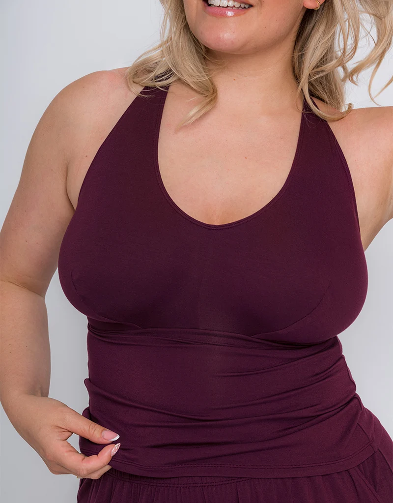 Curvy Kate Softease Vest Top Fig