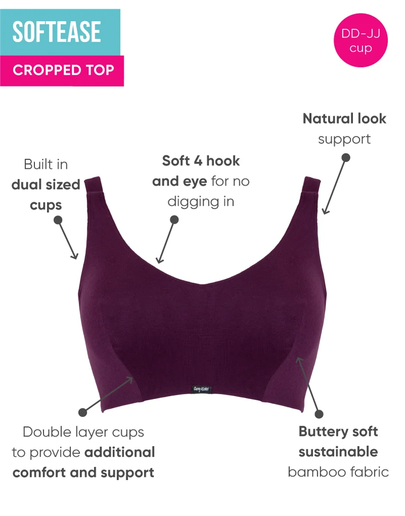 Curvy Kate Softease Crop Top Fig