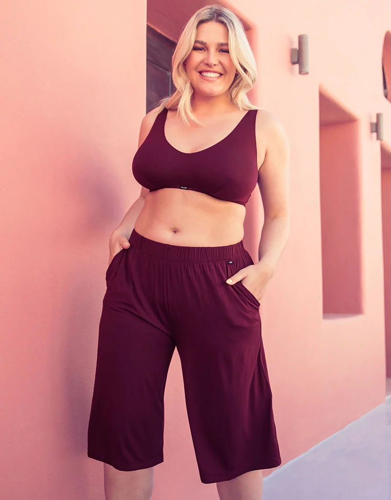 Curvy Kate Softease Crop Top Fig