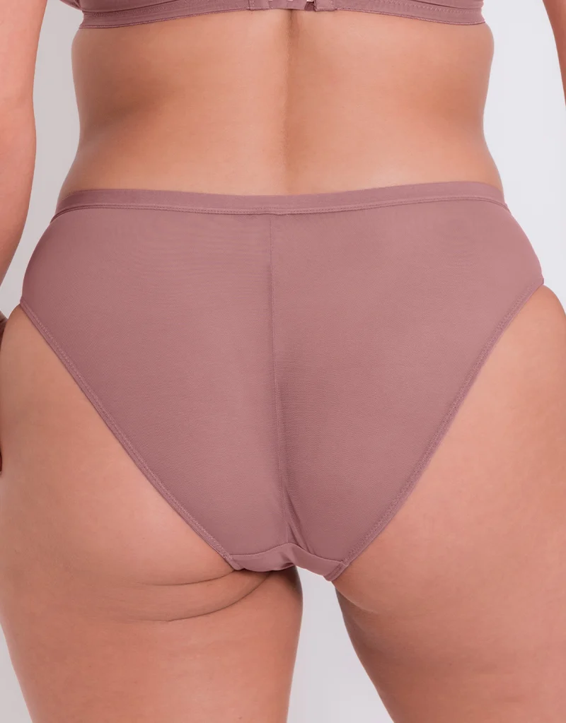 Curvy Kate WonderFull Vibe High Leg Brief Dusty Rose