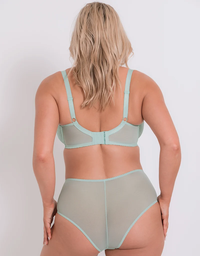 Curvy Kate Victory Polka Balcony Bra Mint