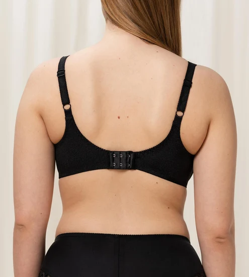 Triumph Ladyform Soft Damen Miederwaren BH kurz Mittelträger mit Bügel schwarz