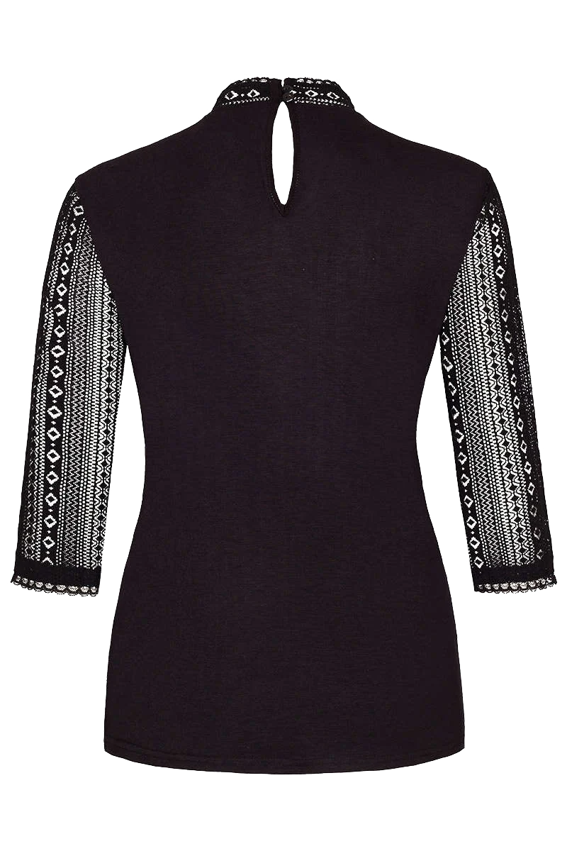 Damen Bluse Spitze