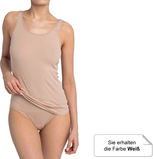 Sloggi Double Comfort Damen Tagwäsche Slip Taille weiß
