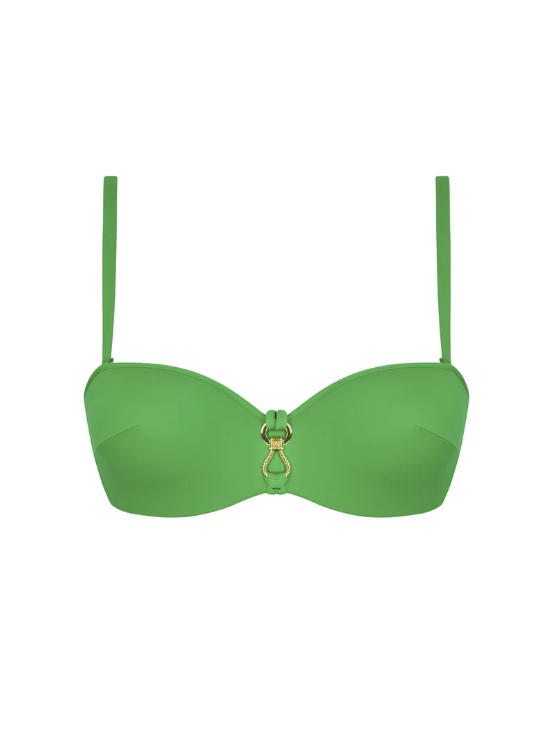 Lise Charmel Swimwear - Sillage Couture Cropped Bustier Vert Sillage